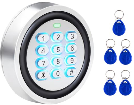 Clavier de contrôle d'accès filaire de sécurité, clavier de porte en métal, clavier de code PIN et carte d'identité, clavier numérique pour porte de garage, ouvre-porte coulissante, serrure magnétique