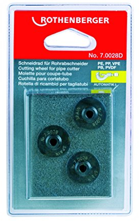 Rothenberger 7.0028D Roue de coupe pour plastique2,5/8 3 pièces