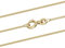 hoplo holzenplotz Goldkette Panzerkette Halskette Breite 1,1 mm - 333-8 Karat Gold, Kettenlänge:36 cm