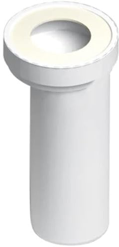 Manicotto eccentrico per wc con terminale liscio 90mm