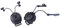 FAST Helmet accessories RAIL ADAPTER SET Comtac Headset Ops-Core Helmet ARC Rail Adapter FOR C1 C2 C4