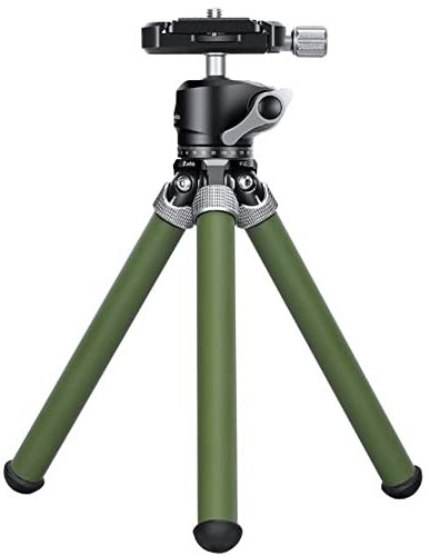 Leofoto MT-02C+LH-22 Mini Traveler Tabletop Tripod with Ball Head kit (Olive Green)
