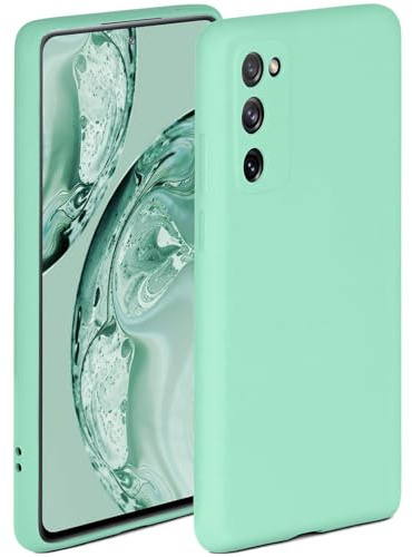 ONEFLOW Soft Case für Samsung Galaxy S20 FE/FE 5G Hülle aus Silikon mit Kameraschutz, Silikonhülle mit erhöhtem Schutz fürs Display, Backcover Schutzhülle, weiche Handyhülle, Mint
