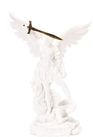 Erzengel Heilige Michael Statue Skulptur Vs Lucifer 22,9 cm