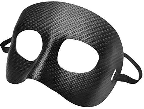 F Fityle Strapazierfähige Basketball-Gesichtsabdeckung, bruchsicher, mit Polsterung, Nasenschutz, PVC-Nase für Sport, Erwachsene, Frauen, Männer, Mädchen