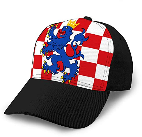 Oudrspo Trucker Hat Unisex Erwachsene Baseball Mesh Cap Flagge von Birkenfeld in Rheinland Pfalz Deutschland Unisex Hüte