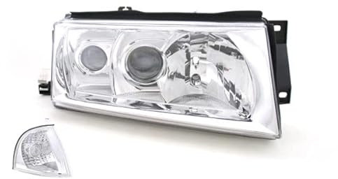 Johns, Scheinwerfer kompatibel zu Skoda Octavia 1U 00-10 D2S H1 H3 Rechts inkl. Blinker