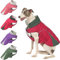 Huntboo Hundemantel, Hundemantel Grosse Hunde, Hundemantel Wasserdicht, Hundejacke Winter, Wintermantel Hund, Winddicht und mit Reflektierenden Streifen, Bleiben Sie Warm und Sichtbar (Rot,2XL