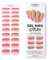 MOYOU LONDON Halbgehärtete UV Gel Strips - 20 Stück - Gel-Nagelfolien UV Härtend für Maniküre in Salonqualität - Marshmallow