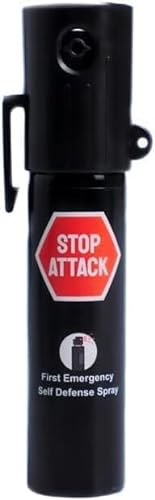 Spray Anti-Agresión Stop Attack 20 ml - La Solución Definitiva para una Máxima Seguridad - Efectivo, Rápido y Disuasorio - Permite Detener e Identificar - Alcance de 4 Metros