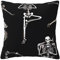 DEHIWI Skelette Yoga-Kissenbezüge, 40,6 x 40,6 cm, weich, gemütlich, Morden, dekorativer Kissenbezug für alle Jahreszeiten, Sofa, Couch, Schlafzimmer, Wohnzimmer