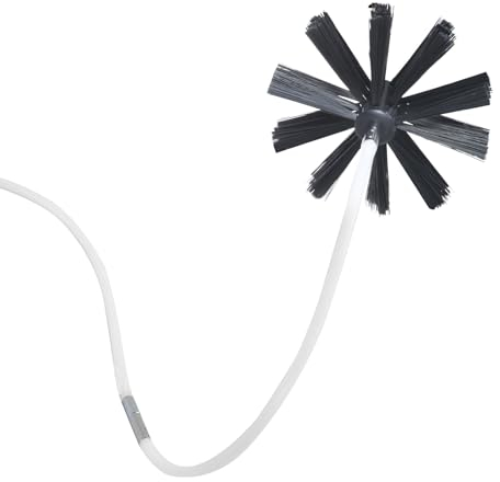 VEVOR Kit di Spazzola per Pulizia di Camino Condotto Tubo Lunghezza max. 15,24m Estensibile, Spazzola per Pulire Canna Fumaria Condotto dell'Asciugatrice, Kit di Spazzola Pulire Condotto con Accessori