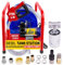 Station Gasoil EASY - Pompe Diesel Biodiesel Mazoute avec Rouleau de Tuyau d'Aspiration et de Pression 13m, Pistolet à Buse Automatique, Pré-filtre et Accessoires - Prête à l'Emploi 45lpm 260 Watts