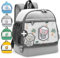 REISERACKER Kindergartenrucksack mit Brustgurt ab 2 Jahren 6,5l - Kinderrucksack Mädchen & Kindergartenrucksack Jungen - Kinderrucksack für Kita & Kindergarten - Jungen & Mädchen Rucksack Kinder