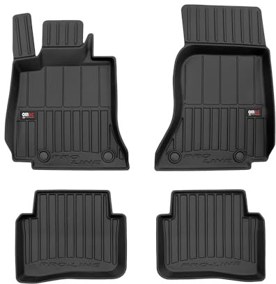 OMAC Fußmatten Gummimatten kompatibel mit Mercedes C-Klasse W206 2021-2025 Premium Schwarz 4X