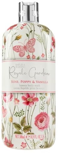 Baylis & Harding Royale Garden Rose Poppy & Vanilla Body Wash 500ml