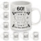 60e Anniversaire Tasses pour 60 ans Femmes Hommes Tasse à café Derrière toi tous tes souvenirs pour maman papa tante Sœur Grand-mère Femme amis cadeau d'inspiration pour l'anniversaire(60-a)