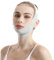 QOMJUFA Réutilisable Masque En Forme De V,Masque Visage Liftant,Pour Éliminer L'Affaissement De La Peau Lifting Raffermissant,vert