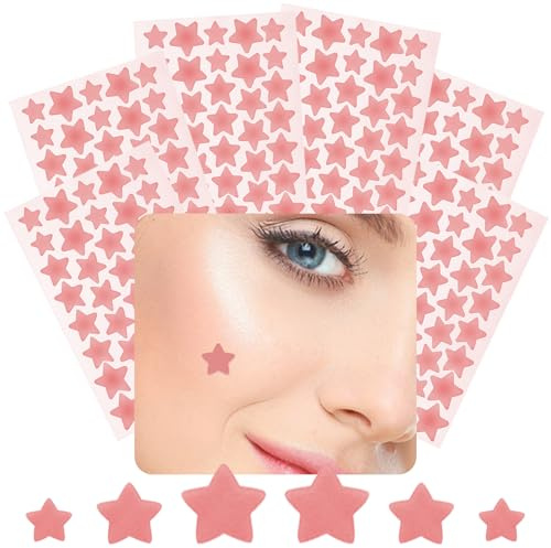 SENLINLIN Acne Pimple Patch, 240 Pieces Star Pimple Patches with Tea Tree Oil , Centella Oil, Hydrocolloid Acne Patches Pimple Stickers Spot Treatment, Cute Star Acne Patches, Vegan and Cruelty-Free