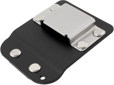 Briny River 1 x Bohrer-Holster, Bandmaßhalter, Bohrer-Gürtelhalter, Edelstahl-Bandmaß-Clip für Akku-Bohrer, Schlagnagler, 8,4 x 6,6 x 2,3 cm