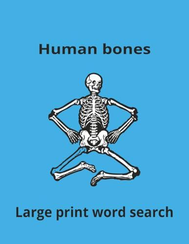 Human bones word search: 8.5x11 inches puzzle book