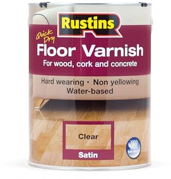 Rustins Floor Varnish Satin 5ltr