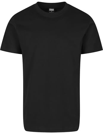 Urban Classics Herren T-Shirt Basic Tee einfarbig, Kurzarm, Farbe Black, Größe XXL