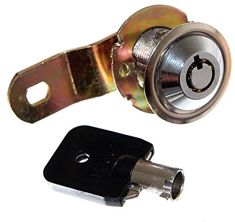 1 Automatenschloß 27mm Zylinderschloß Einbau-Schloß Tür Sicherung Ersatz Flipperautomat Neu Pinball Lock Key Joy-Button