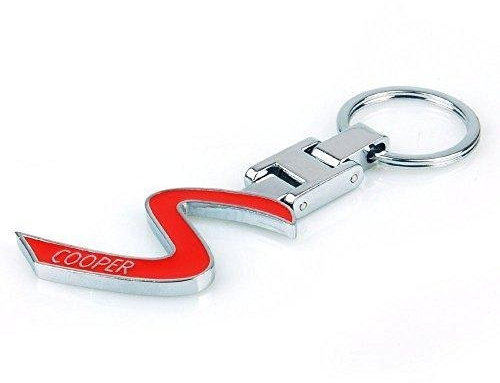 Chrome ROUGE S Porte-Clés Chrome MINI COOPER S Porte-Clé