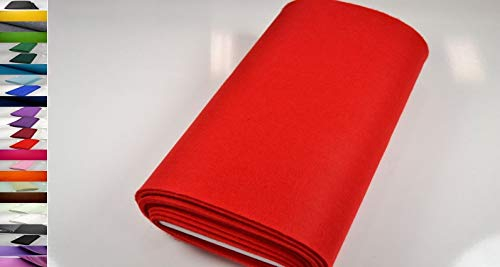 StoffBook ROT PREMIUM TASCHENFILZ 5MM FILZSTOFF FILZBASTELN STABIL STOFF STOFFE, B622