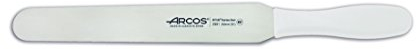 Arcos Serie 2900 - Espátula - Hoja de Acero Inoxidable Nitrum de 250 mm - Mango inyectado en Polipropileno Color Blanco
