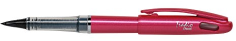 Pentel trj96p-a Tradio Shiny Flower Set 12 Filzstifte Feder Spitze Kunststoff Tinte schwarz/Körper glänzend Fuchsia