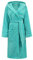 Di Vadini Unisex Herren Damen Bademantel Florenz mit Kapuze I Morgenmantel flauschig I Nachtwäsche aus edler Mikrofaser Farbe: Marine Gr. M