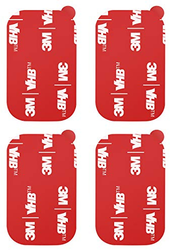 APPS2Car 3M Vhb Sticky Adhesive Pads Replacement Mounting Tape 4 Pcs, Dashboard Sticker Pads for Magnetic Phone Car Mount,Car Mount Adhesive,Double Sided 3M Adhesive Pads,Car Mount Sticker Tapes