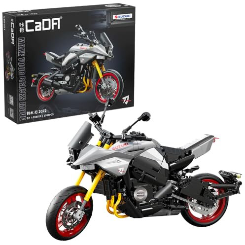 KAIQINMJ Suzuki Katana Offizielles Lizenzmodell - 1:6 Sport Street Bike mit detaillierten Aufklebern und Funktionsteilen
