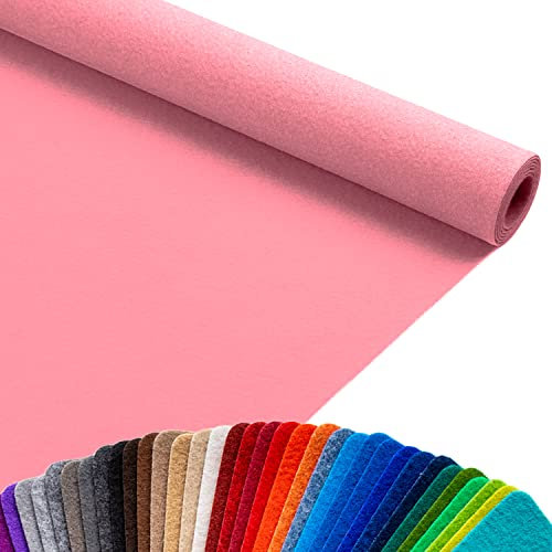 Primaflor Event-Teppich Meterware Podium - Alt-Rosa, 1,00m x 18,00m, Viele Farben, Rutschfester Gangläufer, Schwer Entflammbarer Hochzeits-Läufer, B1 Messeteppich