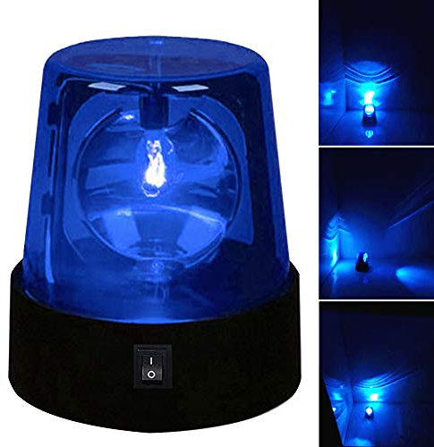 LED Strobe Light, Disco Party Rotating Lamp DJ Flashing Stage Lights Police Car Siren Strobe Light with Switch Control for DJ Show Bar