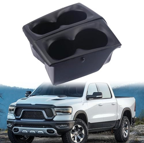 Dasbecan Portavasos de espuma para puerta derecha e izquierda compatibles con Ram 1500 DT 2019 2020 2021 2022 2023 Reemplazo # 5YK46TX7AC (nuevo cuerpo)