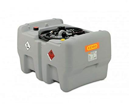 CEMO Tankanlage Tankstation Dieseltank mit 12V Pumpe Transporttank DT-Mobil Easy 440 Liter