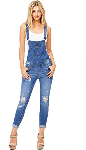 Wax Women's Juniors Ankle Length Skinny Leg Denim, Medium Denim, Size 3X