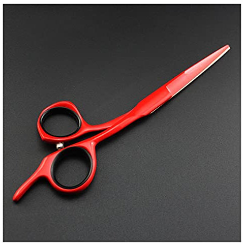 RH-HPC Scheren für Haarschneidung 5/5,5/6 '' rotes Haarschneider, Scheren, Friseur, Friseurschere, Friseurschere Haarschneidet (Color : 5 inch)