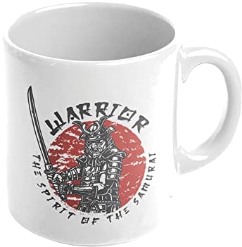 Tasse aus Keramik mit Samurai Warrior