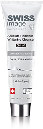 SWISS IMAGE Whitening Care - Absolute Radiance Whitening 3 in 1 Reinigung, Peeling & Maske - 100ml - Keine Parabene-Kein Mineralöl-Keine Phathalate