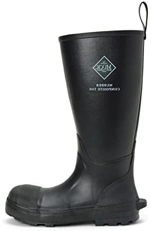 Muck Boots Unisex Mudder Tall Safety Sicherheitsstiefel, Schwarz, 43 EU