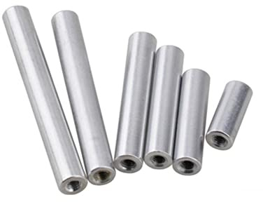 5PCS M4,50mm,Stuffer distanziatore in alluminio rotondo Estendere un dado lungo