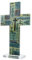Acryl Kreuz Figur Tischdeko Kruzifix Stehend Kinderkreuz Stehkreuz Tischkreuz Standkreuz Motivationsgeschenke Büro Schreibtisch Wohnzimmer Deko Objekt Aufsteller Geschenkidee