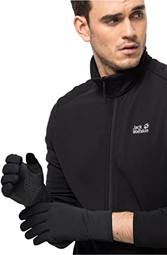 Jack Wolfskin Unisex Allrounder Gloves, Schwarz, M EU