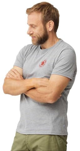Fjällräven Herren 1960 Logo M/T-Shirt, Grau Meliert, XL EU