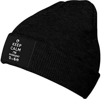 Warme Beanie-Mütze SHE ist starke Strickmütze, weich, atmungsaktiv, dick, warm, Unisex für Männer und Frauen, #909, One size