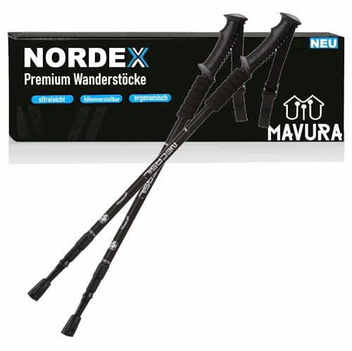 NORDEX Wanderstock Set Aluminium Nordic Walking Stöcke